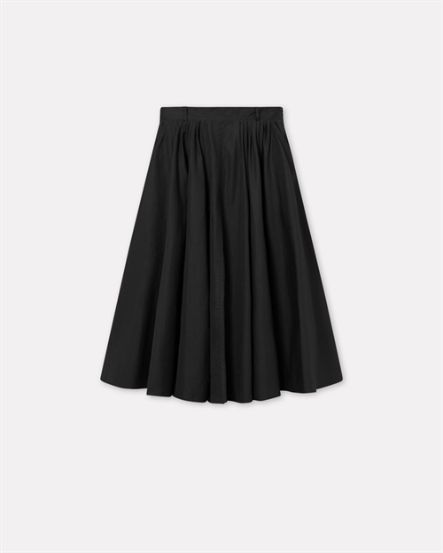 MKDT STUDIO NOVO SKIRT SIGNATURPOPLIN BLACK
